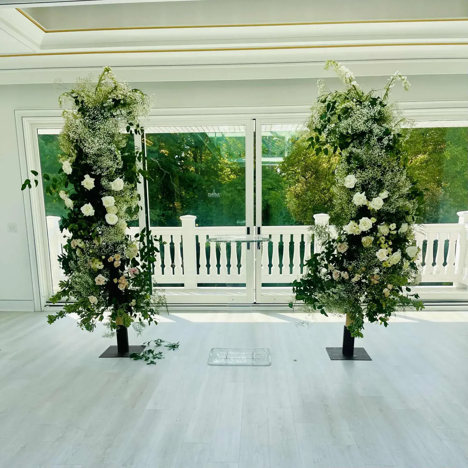 Floral arrangement detail